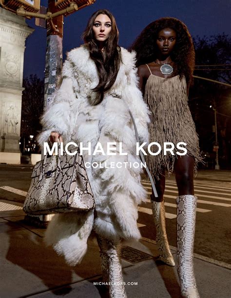 black dress ad campaign michael kors|Michael Kors winter jacket.